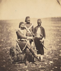 イスマーイール・パシャと侍従たち 作： Roger Fenton