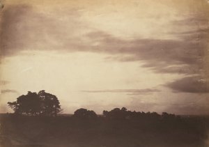 雲のある風景、おそらく 1856 年。 作： Roger Fenton