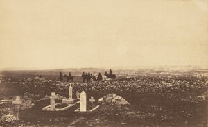 キャスカルツ・ヒルで見張る警官たち 作： Roger Fenton