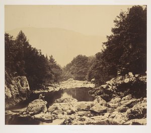 ベッツ・イ・コエド近郊、ルグウィ川沿い 作： Roger Fenton