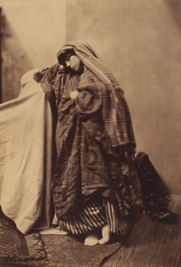 女性のオリエンタリスト研究、1858年。 作： Roger Fenton