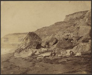 ロッケンエンド（西方向）、ワイト島 作： Roger Fenton