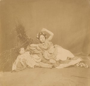季節のタブローの王室の子供たち、1854年。 作： Roger Fenton