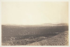 セバストーポリ、迫撃砲台より 作： Roger Fenton