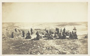 インケルマンのフランス軍堡塁 作： Roger Fenton