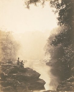 波止場とプール、海峡の下、1854 年。 作： Roger Fenton