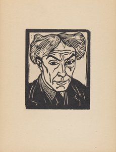 自画像 作： Roger Fry