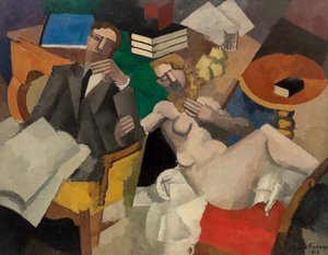 結婚生活 作： Roger de La Fresnaye