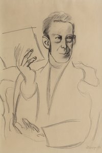 ジャン＝ルイ・ガンペールの肖像画の習作 作： Roger de La Fresnaye