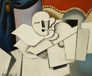 ピエロ;ルピエロ、1922年 作： Roger de La Fresnaye
