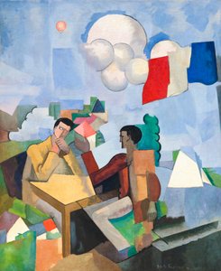空の征服 作： Roger de La Fresnaye