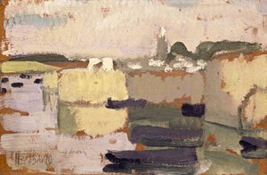 水辺の村 作： Roger de La Fresnaye