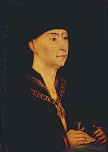 善良なるフィリップ (1396-1467) ブルゴーニュ公 (1419-67) (パネルに油彩) 作： Rogier van der (after) Weyden