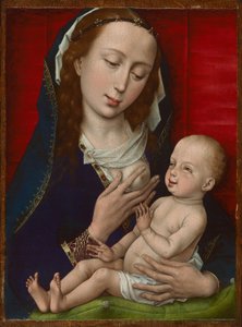 聖母子 作： Rogier van der (workshop of) Weyden