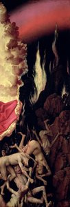 地獄、最後の審判のパネル、c.1445-50（20546を参照） 作： Rogier van der Weyden