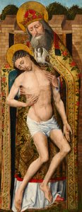 聖三位一体、ウェストン・トリプティクの外装パネル、1480年頃 作： Rogier van der Weyden