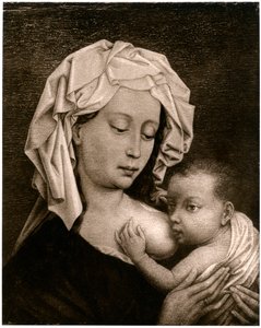 マドンナと子供、1927年 作： Rogier van der Weyden