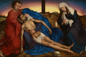 ピエタ、1441年頃（パネルに油彩） 作： Rogier van der Weyden