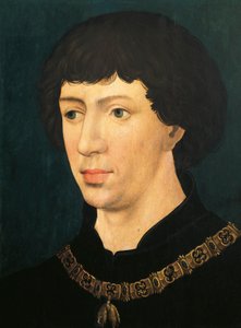 ブルゴーニュ公シャルル・ザ・ボールドの肖像 作： Rogier van der Weyden