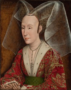 ポルトガルのイザベラの肖像、フィリップ3世ブルゴーニュ公1397-1471、ca 1450-1475 作： Rogier van der Weyden