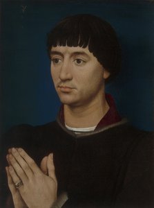 ジャン・グロスの肖像、1460-64 作： Rogier van der Weyden
