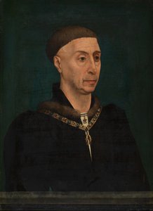 ブルゴーニュ公フィリップ善良公（1396-1467）の肖像（木・油彩） 作： Rogier van der Weyden