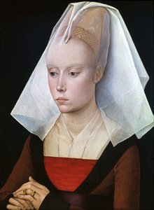 女性の肖像画、1460。 作： Rogier van der Weyden