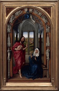 聖母の祭壇ミラフローレス祭壇c。 1440 作： Rogier van der Weyden