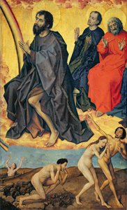 最後の裁きから地獄と聖人たちの天国に行く途中のダムドc.1445-50 作： Rogier van der Weyden