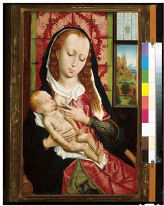 聖母子、1480年頃 作： Rogier van der Weyden