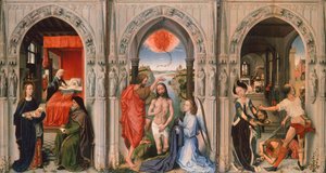 Rogier van der Weyden（1399-1464）によるバプテストのトリプティク
