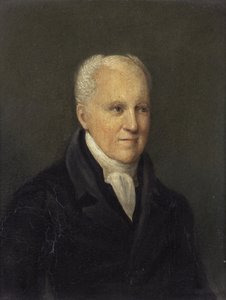 ジョージ・クラッブ牧師 1827-28年頃 （パネルに油彩 作： Rolinda Sharples