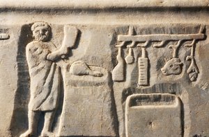 ブッチャー、バスレリーフ、ローマ文明 作： Roman