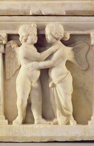 キューピッドとプシュケ 西暦170年頃（大理石製 作： Roman