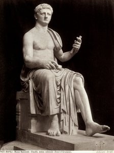 クラウディウス皇帝（大理石 作： Roman