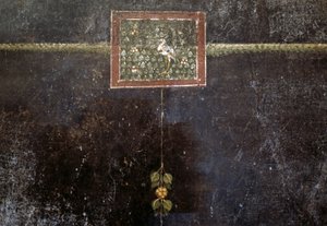ヴィラ・デイ・ミステリ」のフレスコ画 作： Roman