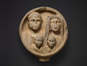 葬祭用レリーフ 紀元後2～3世紀 大理石製 作： Roman