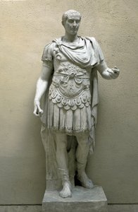 ジュール・シーザー（ユリウス・カエサル）（紀元前100～44年）彫刻 - ローマ文明博物館（ローマ 作： Roman