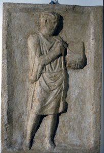 紀元3世紀のローマ時代の低層レリーフ。作家である。 作： Roman