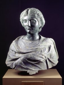 マルクス・アウレリウスの娘と思われる女性の肖像（ブロンズ