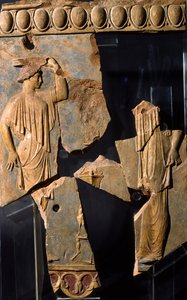 ローマのパラティーノの丘、アポロ神殿周辺からの救済（テラコッタ） 作： Roman