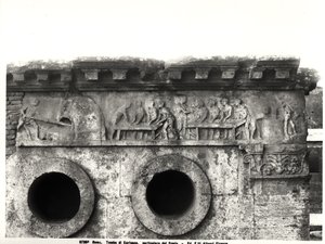 パン作りのプロセスを描いたフリーズからの救済、紀元前30年頃（詳細） 作： Roman