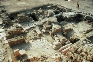 ローマ時代のヒポドロームの遺跡 作： Roman