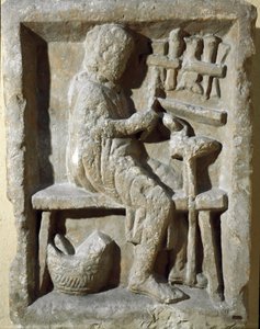 ローマの美術「鍛冶屋の仕事」 紀元1世紀 ローマ市民博物館 作： Roman