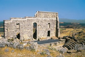 ローマ時代の劇場跡、スペイン・ロンダのAcinipo 作： Roman