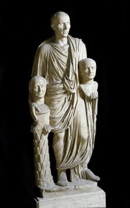 バルベリーニ像。2人の祖先の胸像を運ぶパトリシア 作： Roman