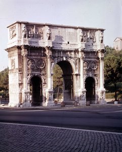 ローマのコンスタンティヌスのアーチ 作： Roman