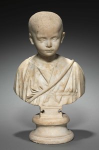 少女のポートレートバスト、250〜275年頃 作： Roman Imperial Period