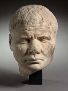男の肖像、c.100 作： Roman Imperial Period
