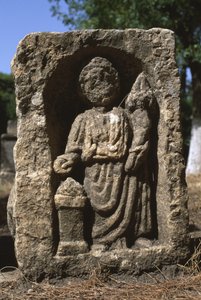 セレラに捧げられたステラ、高帝国時代（紀元前27年〜395年） 作： Roman Imperial Period